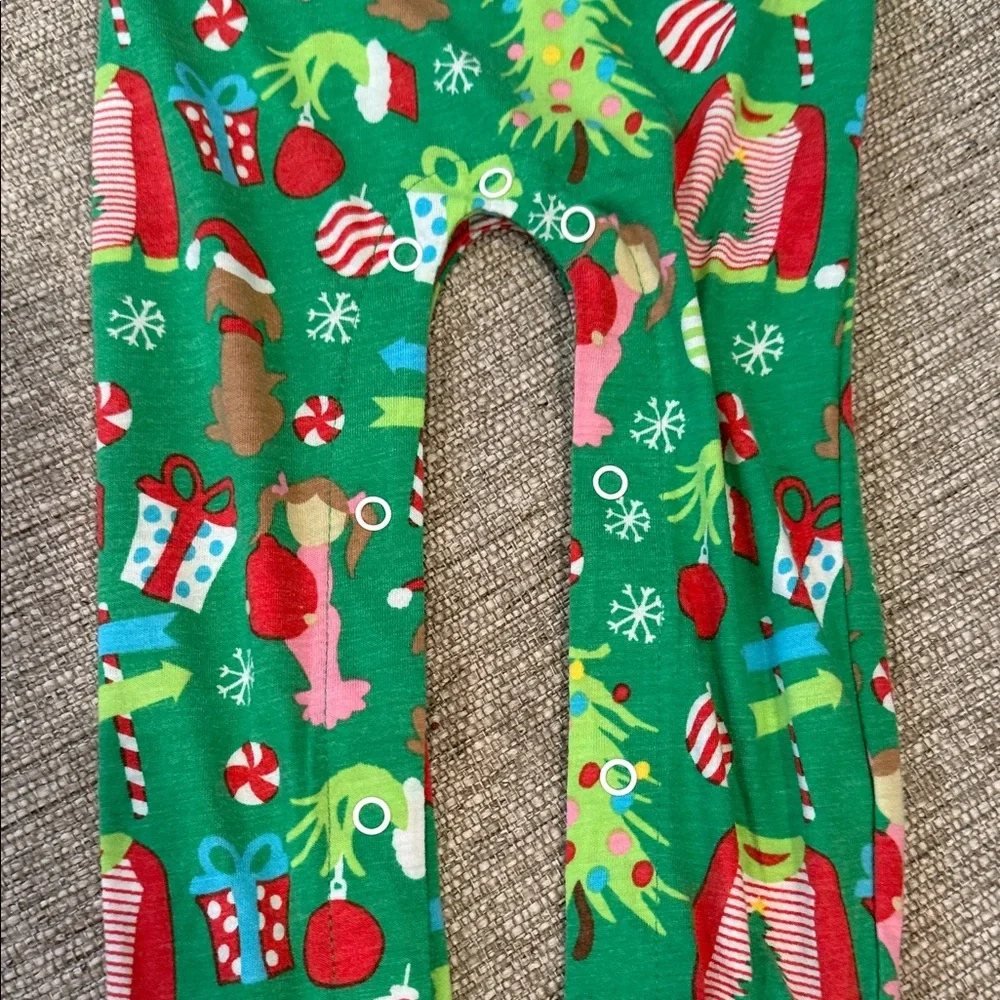 Jane Marie Festive Green Kids Footie